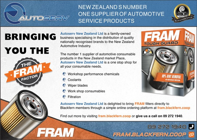 FRAM Filters from Autoserv